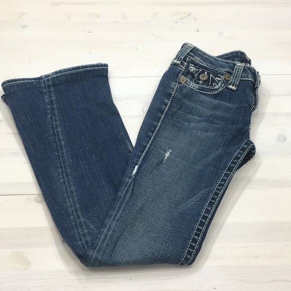 True Religion boot cut denim jeans sz 27 - Picture 1 of 5